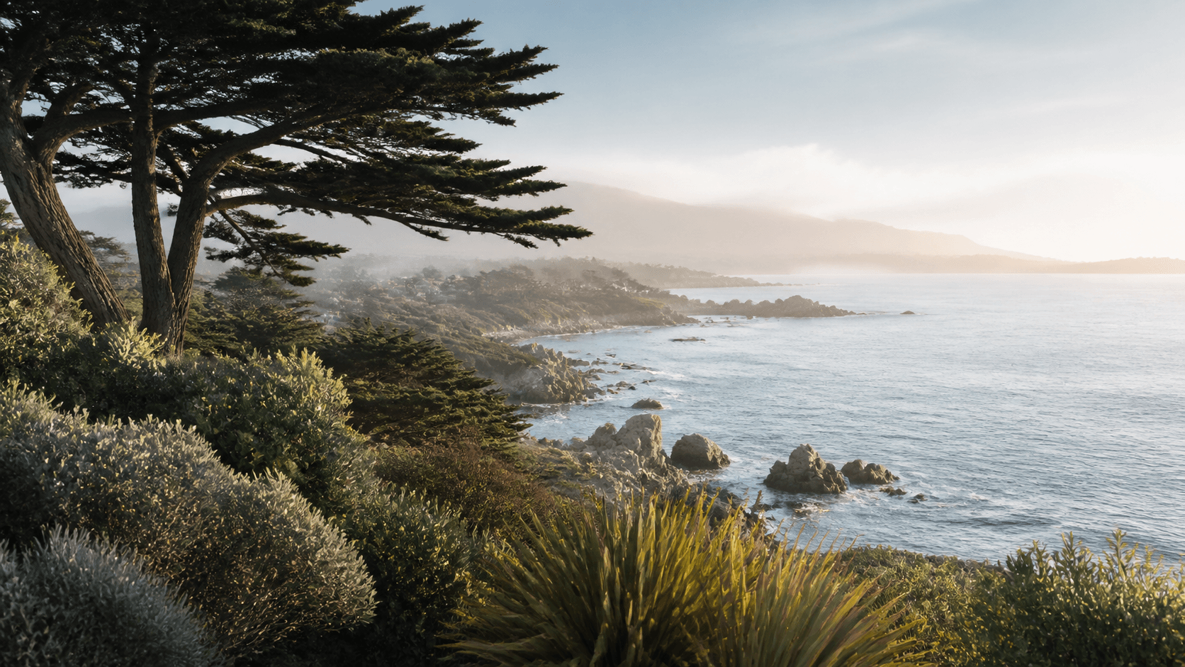Monterey Bay coastline near Salinas